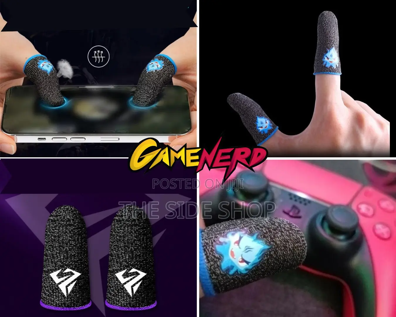 Thumb Finger Sleeves Covers for Mobile Gaming (Triggers, Coolers,Etc)