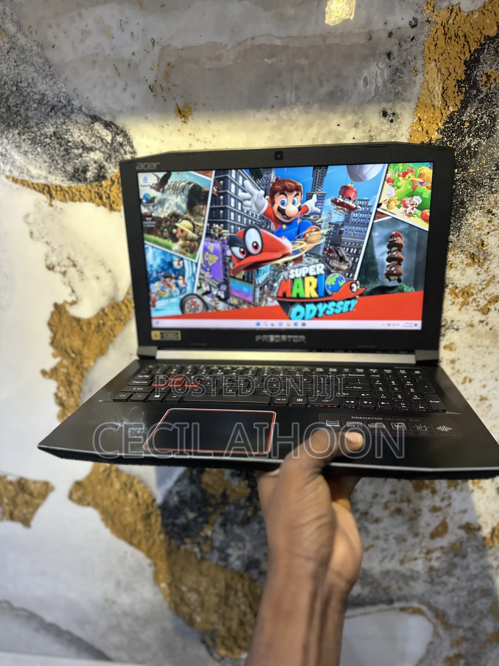 Laptop Acer Predator 15 16GB Intel Core i7 HDD+SSD 256GB