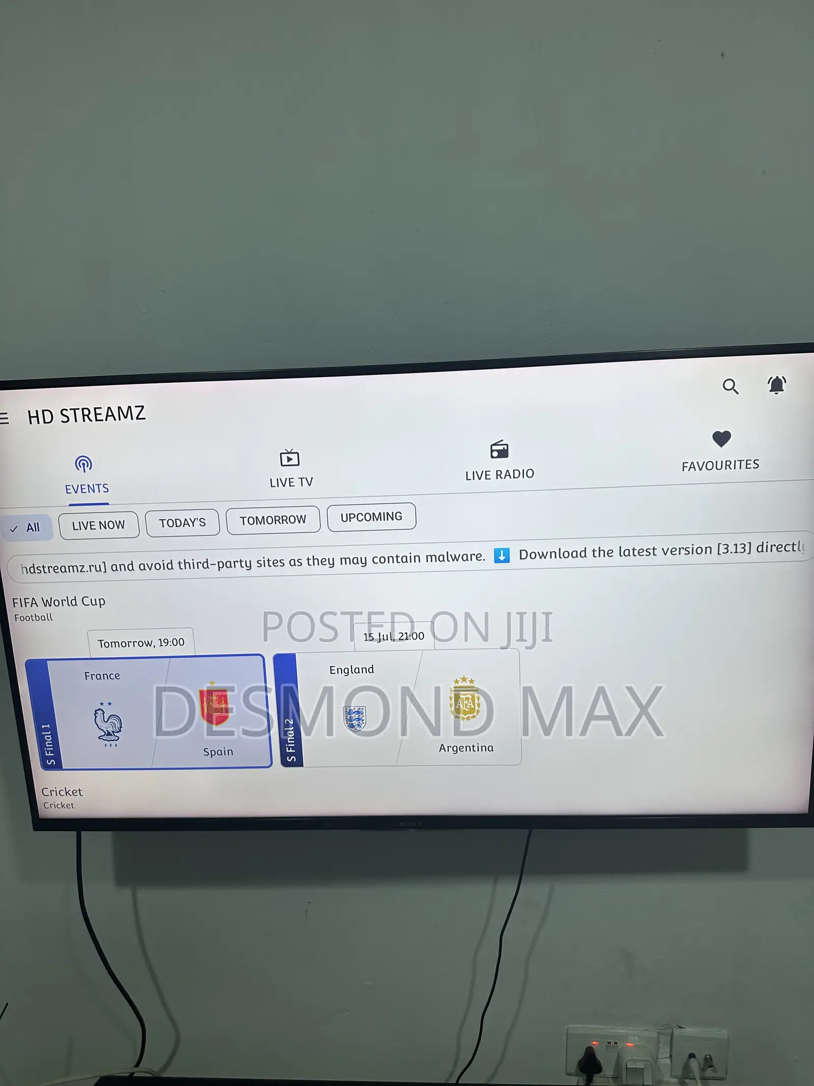 Sony Bravia 50inch Android HDR LCD Tv