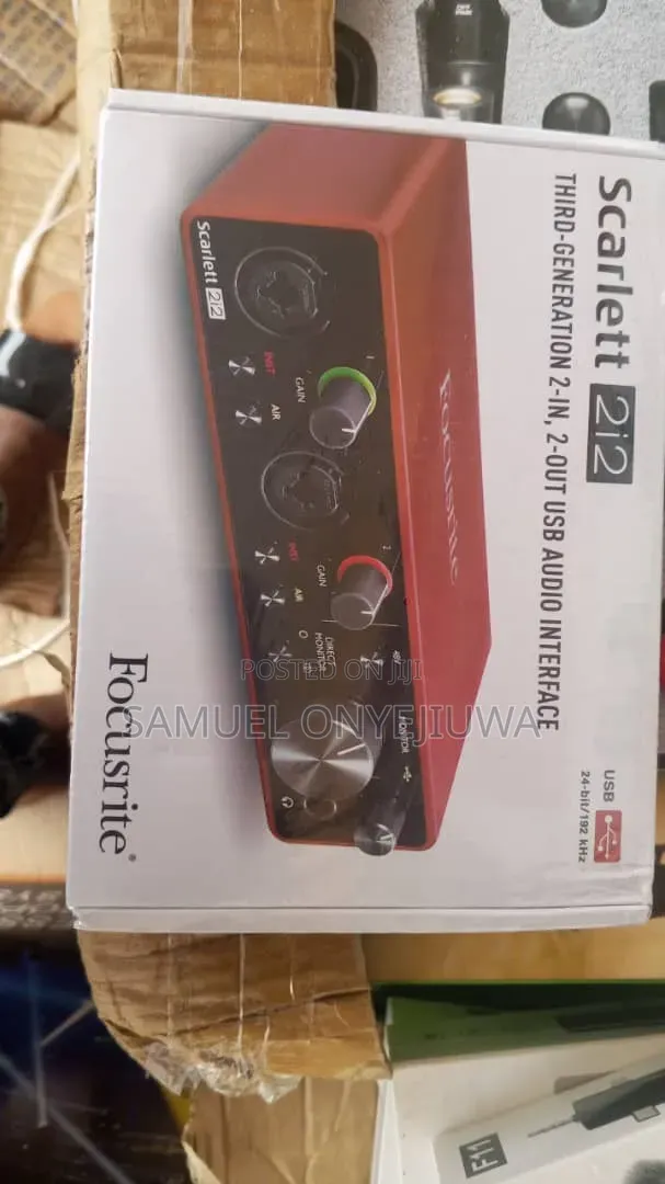 Focusrite Scarlett 2i2 3rd Gen Usb Audio Interface