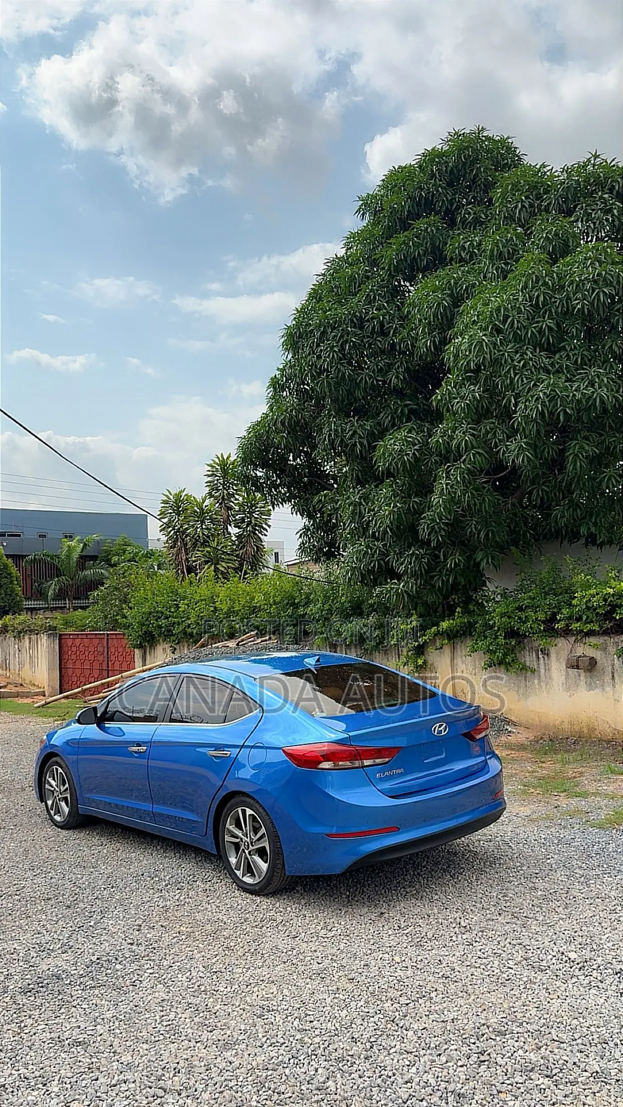 Hyundai Elantra Limited 2018 Blue