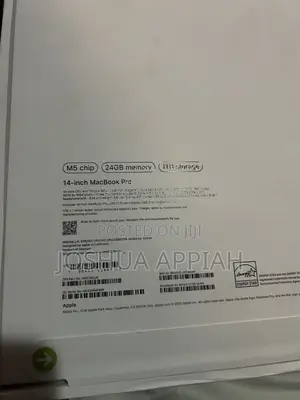 New Laptop Apple MacBook Pro 24GB Apple M5 SSD 1T