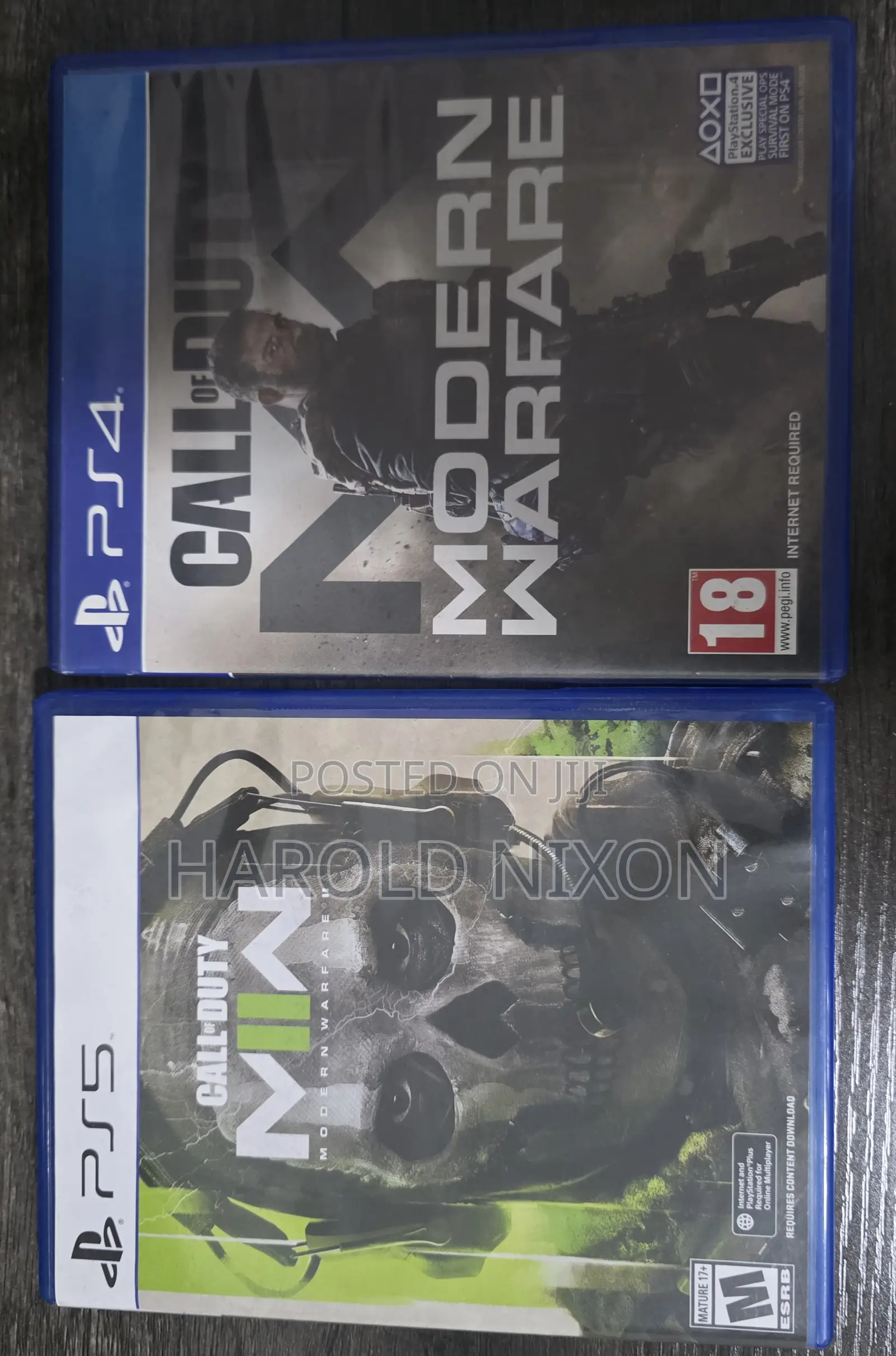 Preowned Ps5 Disc Version + 2 Controllers + 5 Game Discs