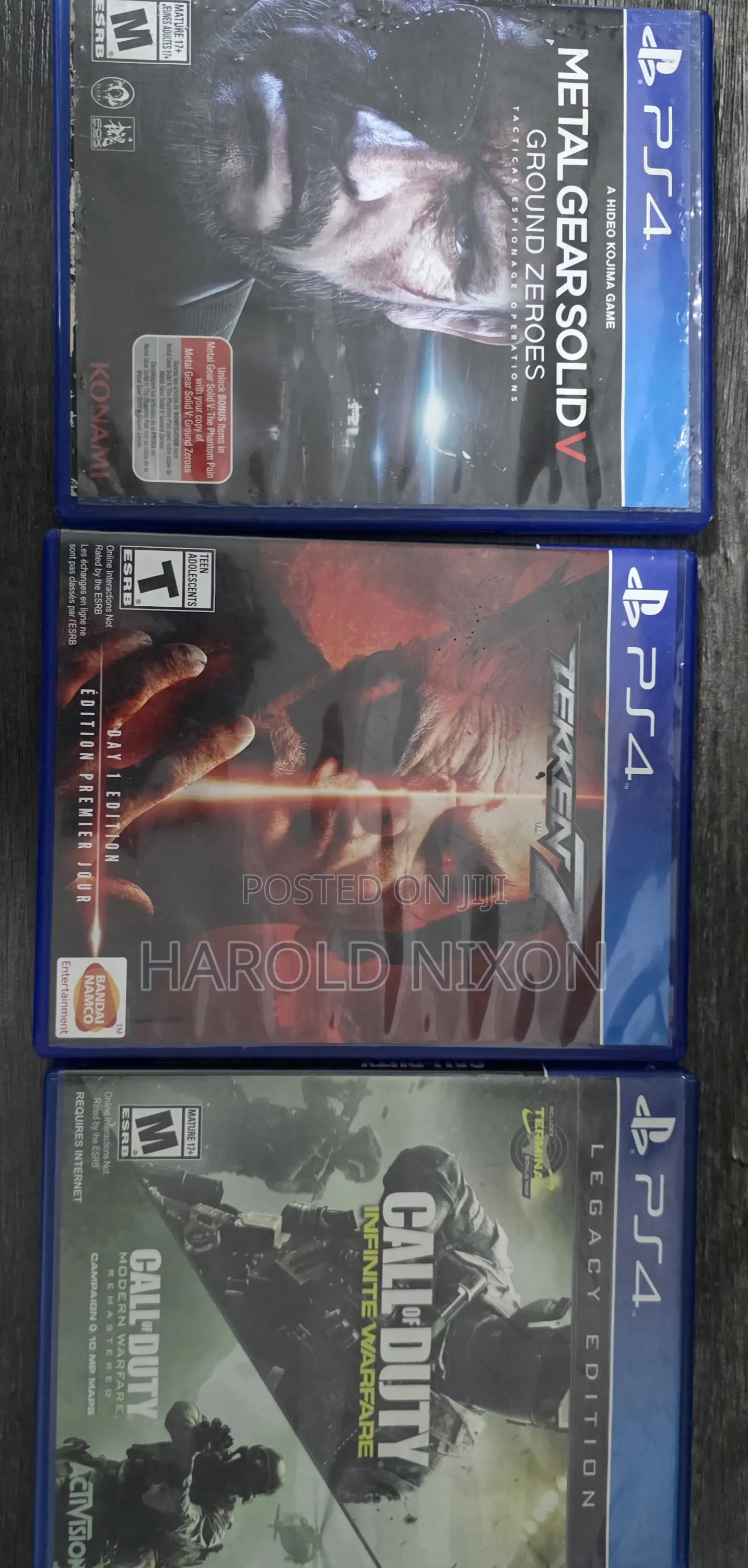 Preowned Ps5 Disc Version + 2 Controllers + 5 Game Discs