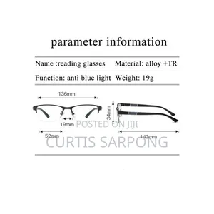 Super Light Portable Business Reading Glasses for Men