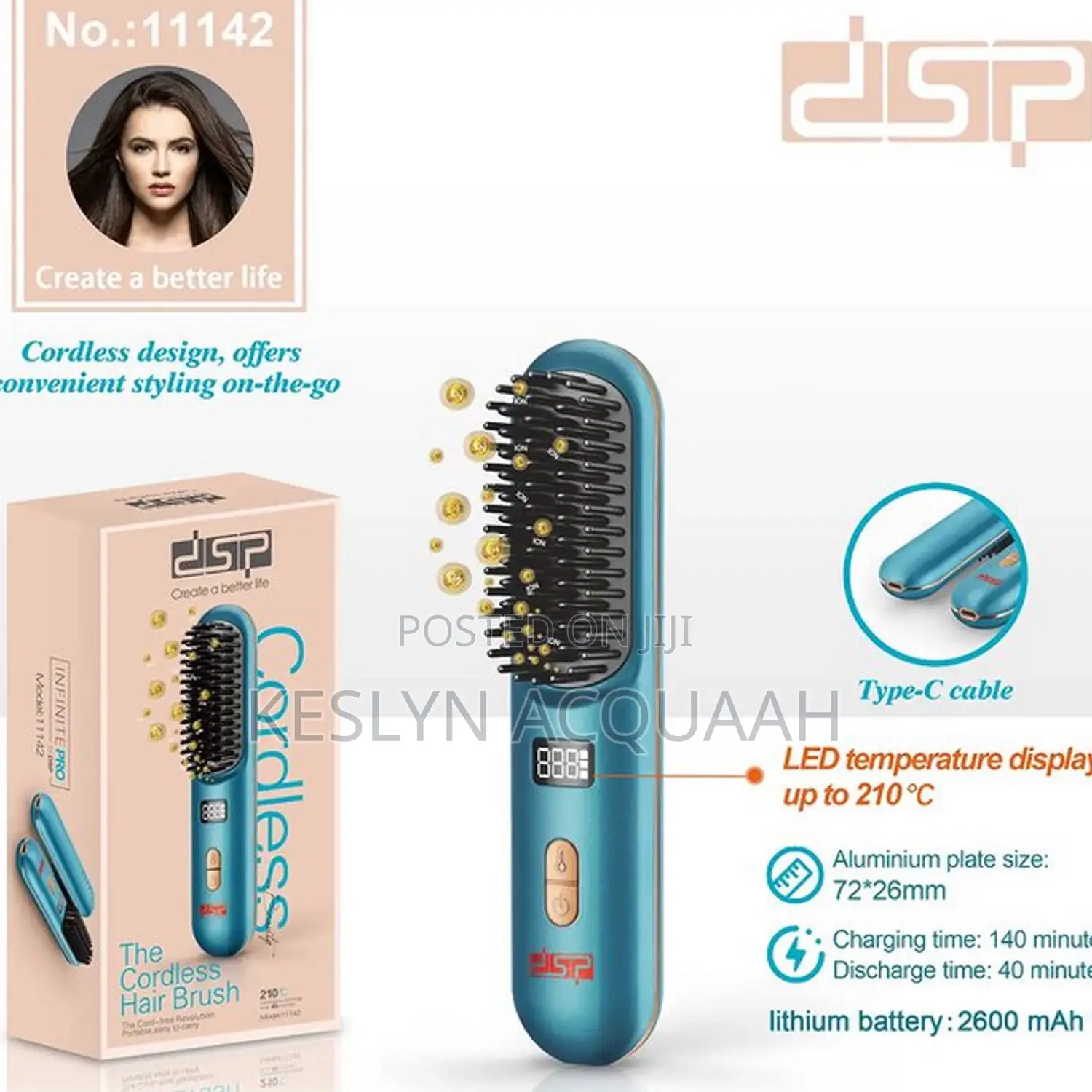 Cordless Hair Straightener