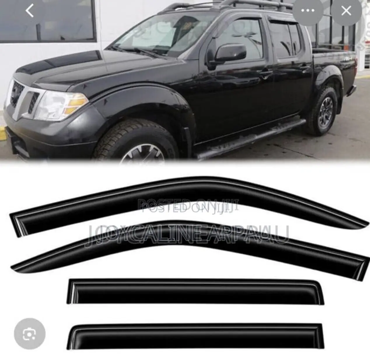 Navara/Frontier Original 2016 To 2022 Window Shade Visor /Rain Guard