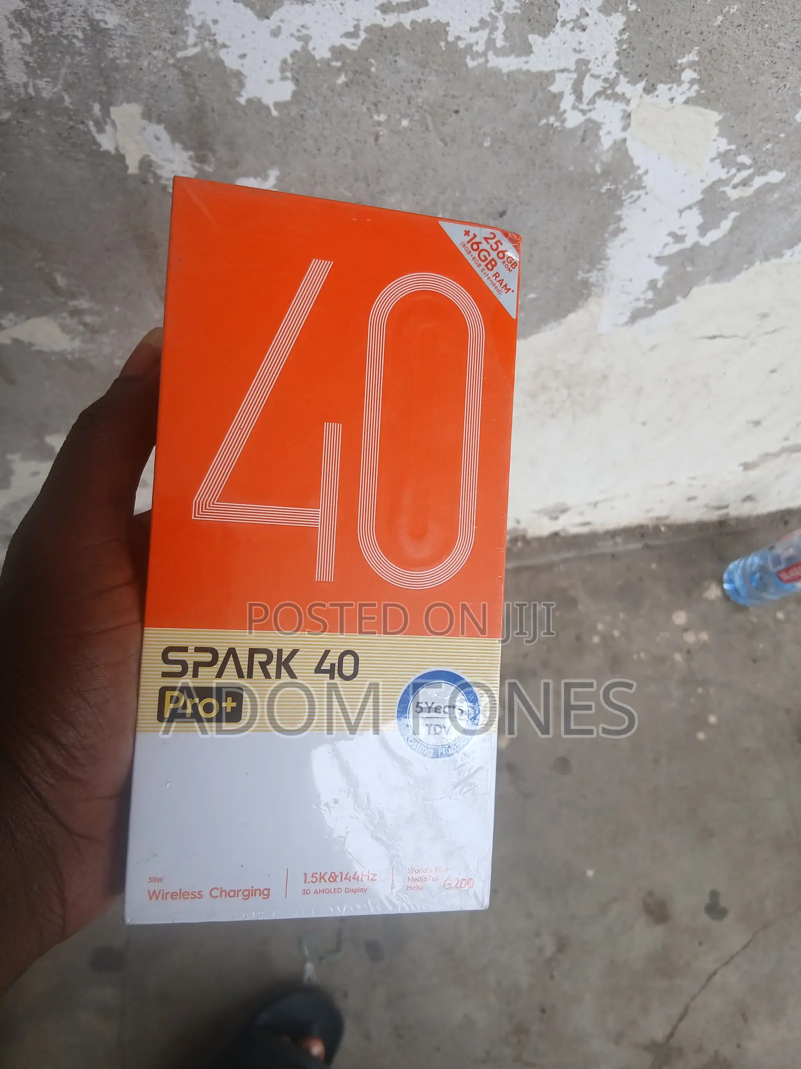 New Tecno Spark 40 Pro+ 256 GB Black