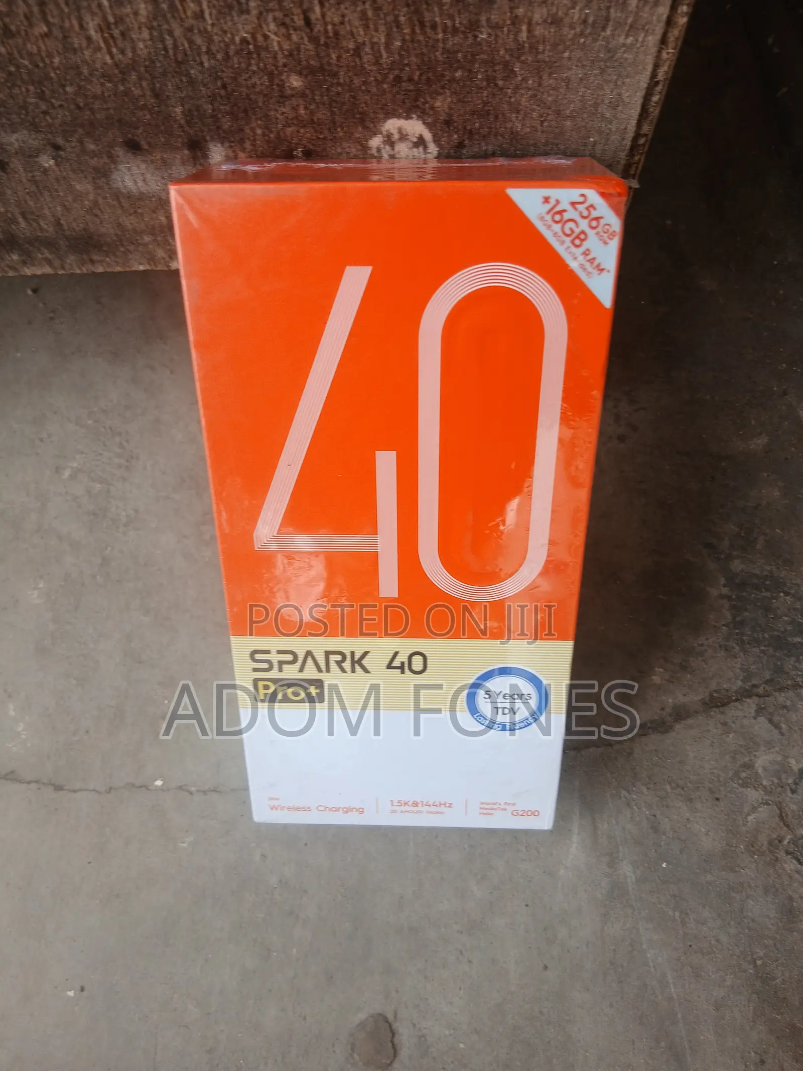New Tecno Spark 40 Pro+ 256 GB Black