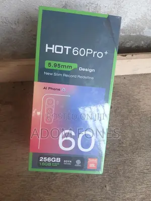 New Infinix Hot 60 Pro+ 256 GB Black