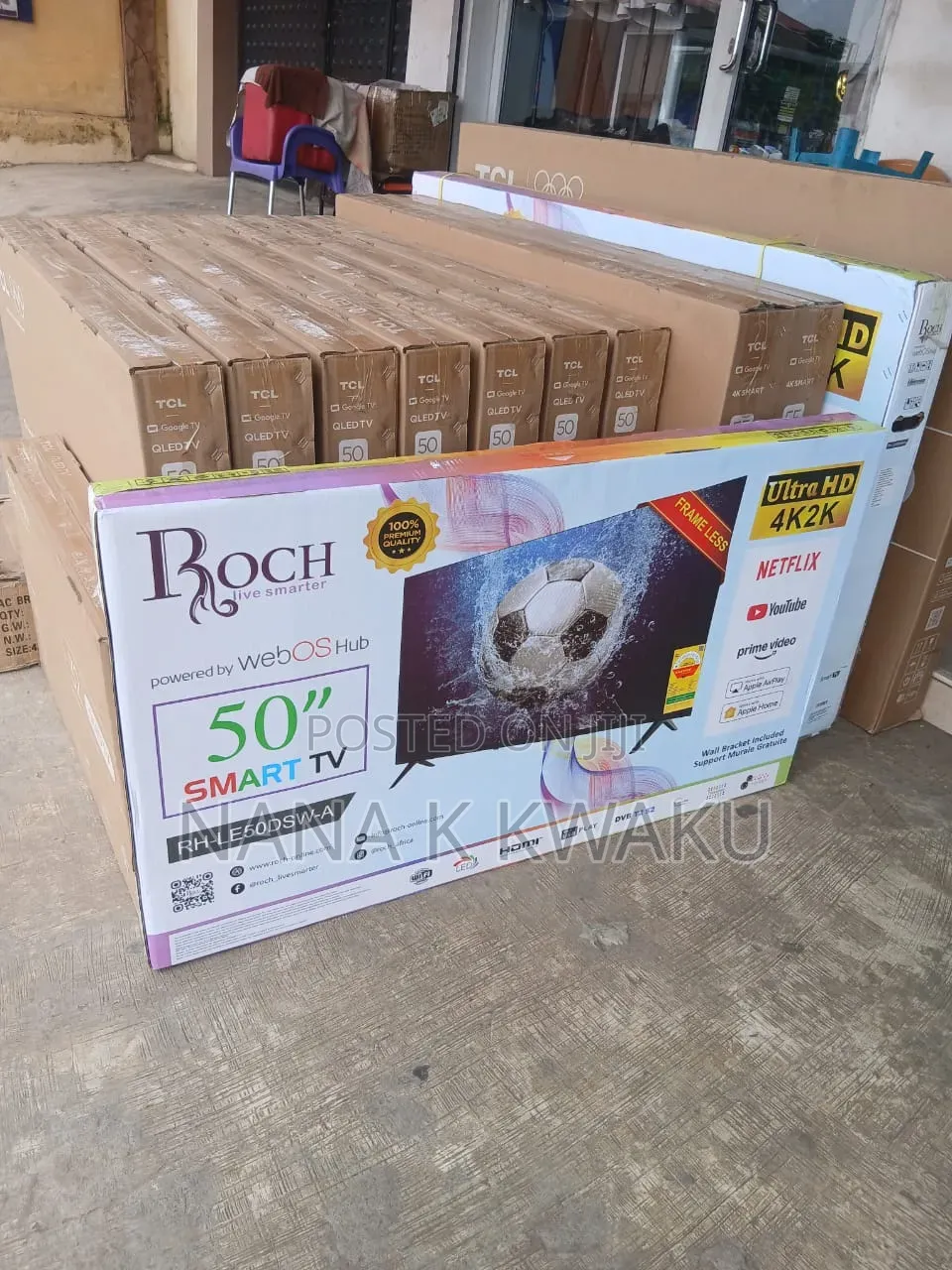 Available Roch 50 Inches Smart Uhd TV