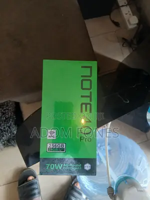 New Infinix Note 40 Pro 256 GB Black