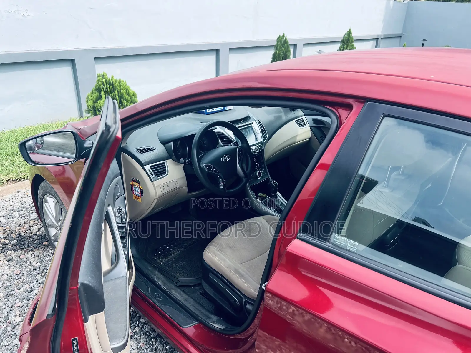 Hyundai Elantra Limited 4dr Sedan (1.8L 4cyl 6A) 2015 Maroon