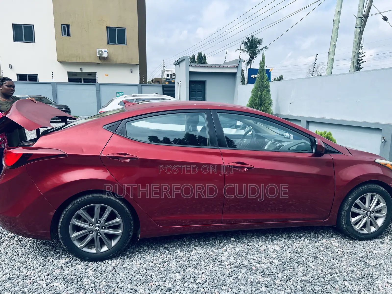 Hyundai Elantra Limited 4dr Sedan (1.8L 4cyl 6A) 2015 Maroon