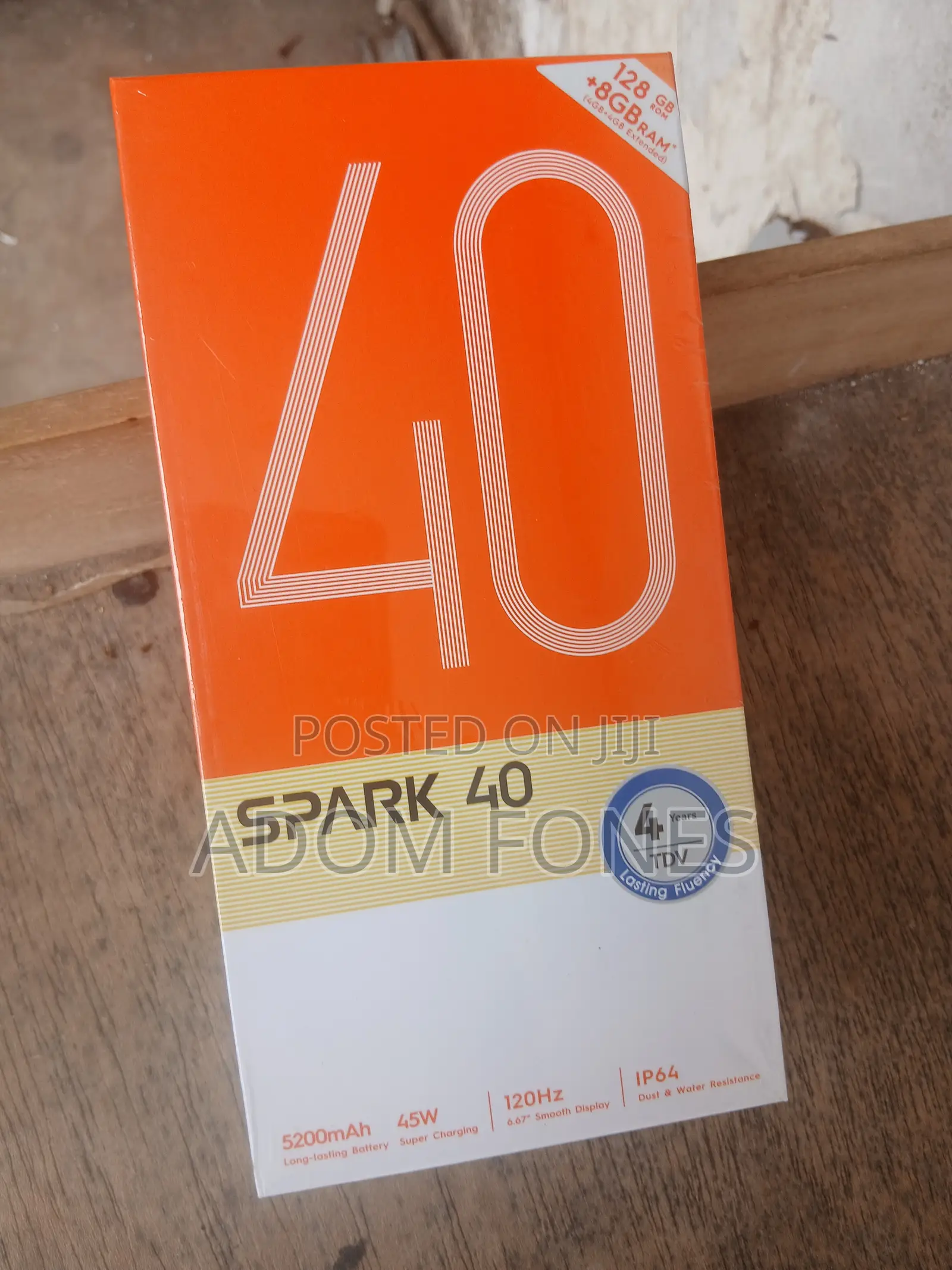 New Tecno Spark 40 256 GB Black