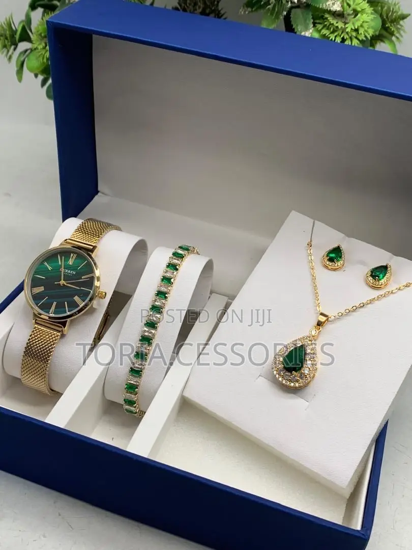 Watch, Bracelet , Necklace and Earrings