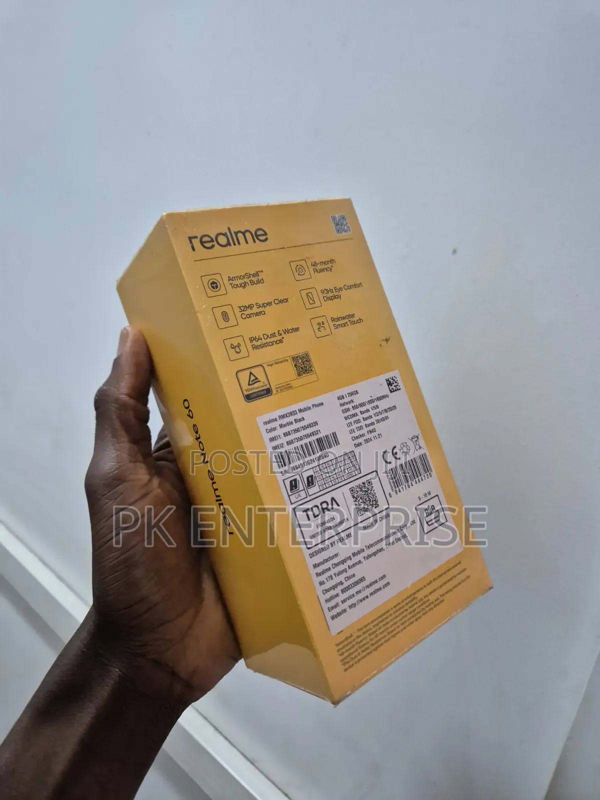 New Realme Note 60 256 GB Gray
