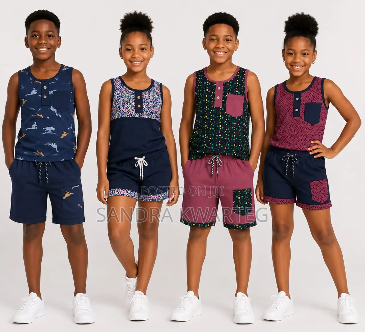 Kids Armless 2 Pieces