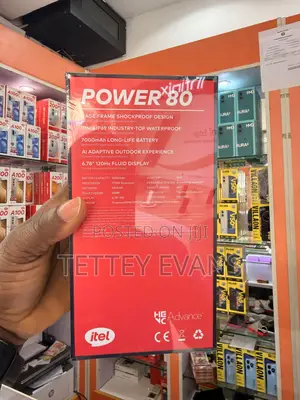 New Itel Power 80 128 GB Black