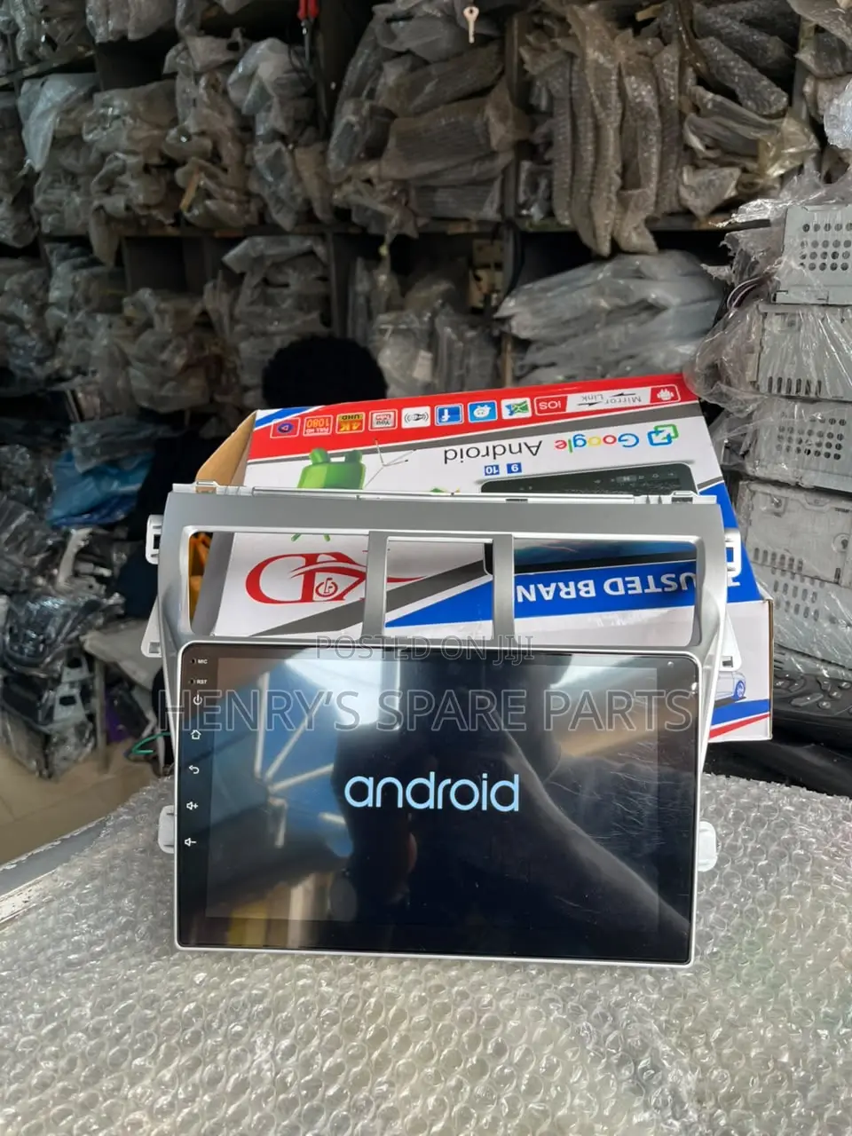 Toyota Yaris 2008-2010 Android Screen With Frame