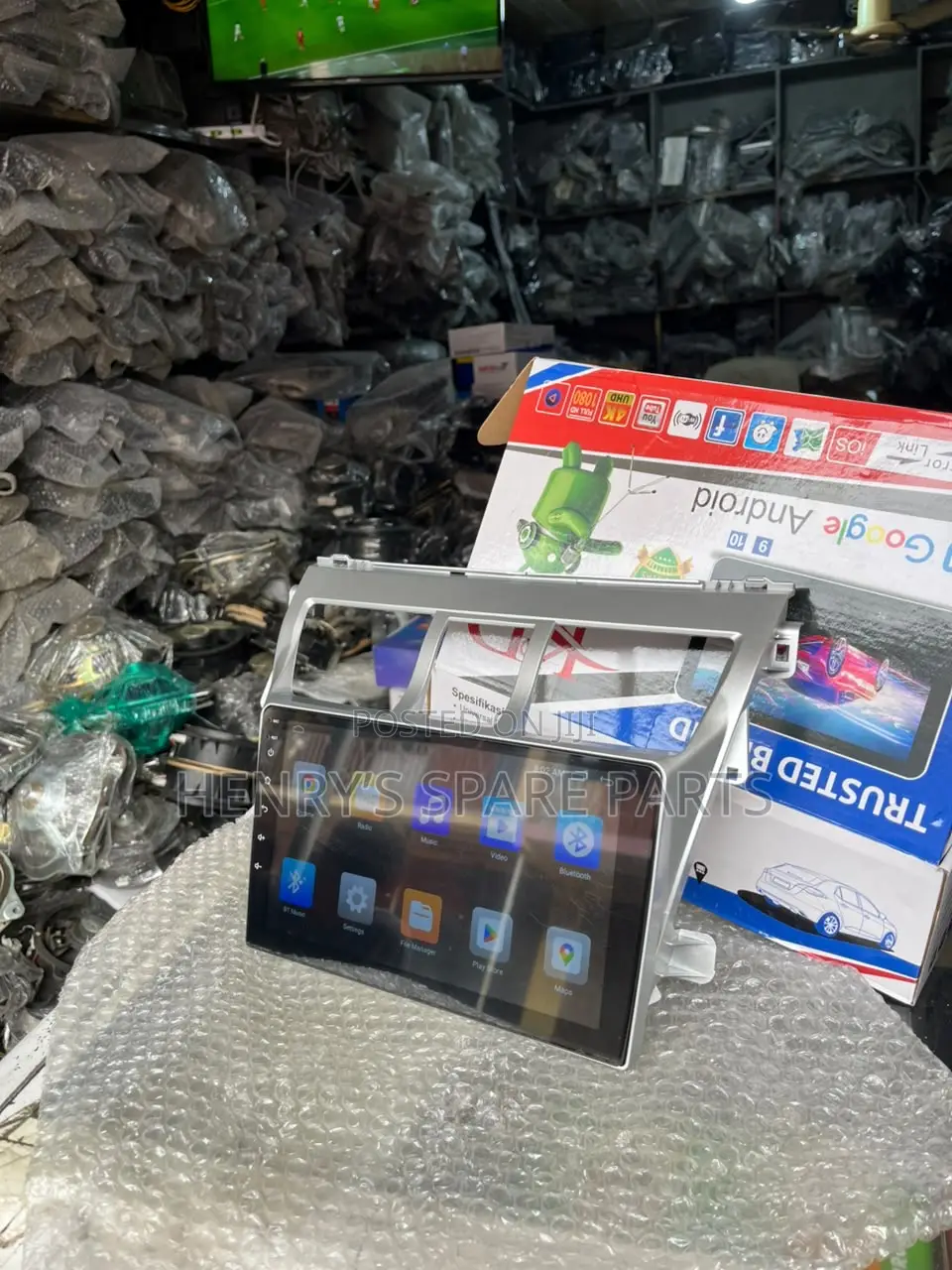 Toyota Yaris 2008-2010 Android Screen With Frame