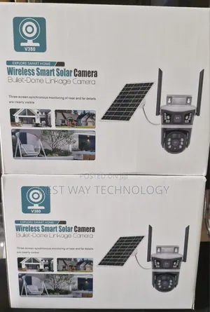4g PTZ Solar Camera V380 Pro Dual Lens