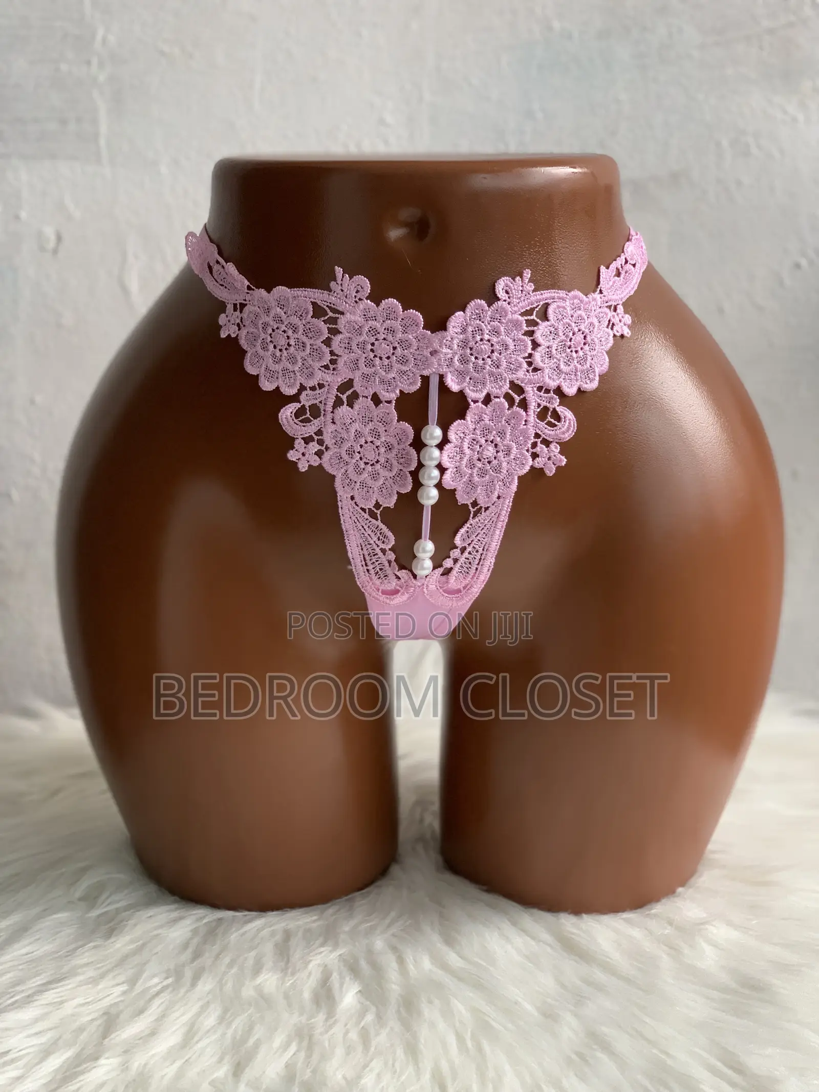 Ladies Lace Beaded G String