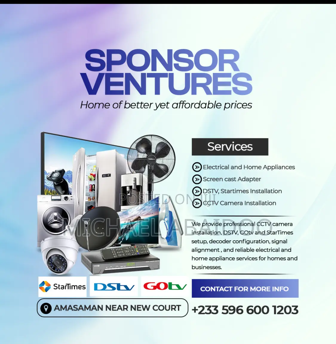 Expect DSTV Setup for Homes and Businesses.