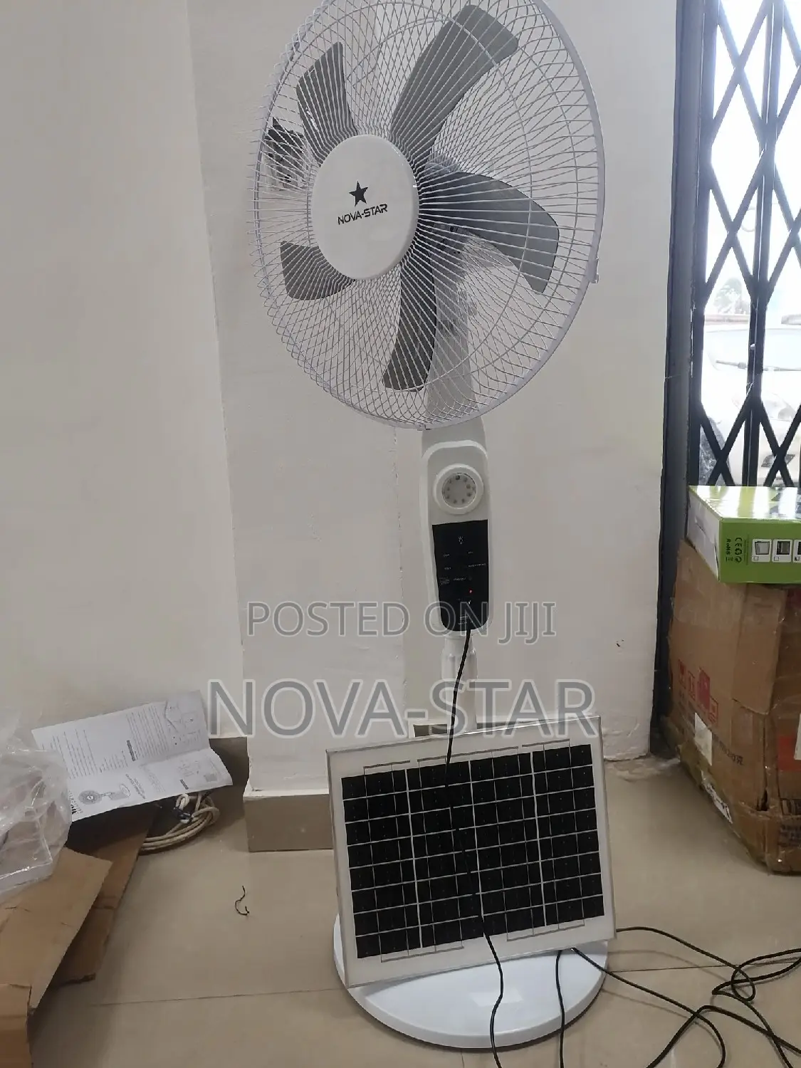 Rechargeable Solar Fan