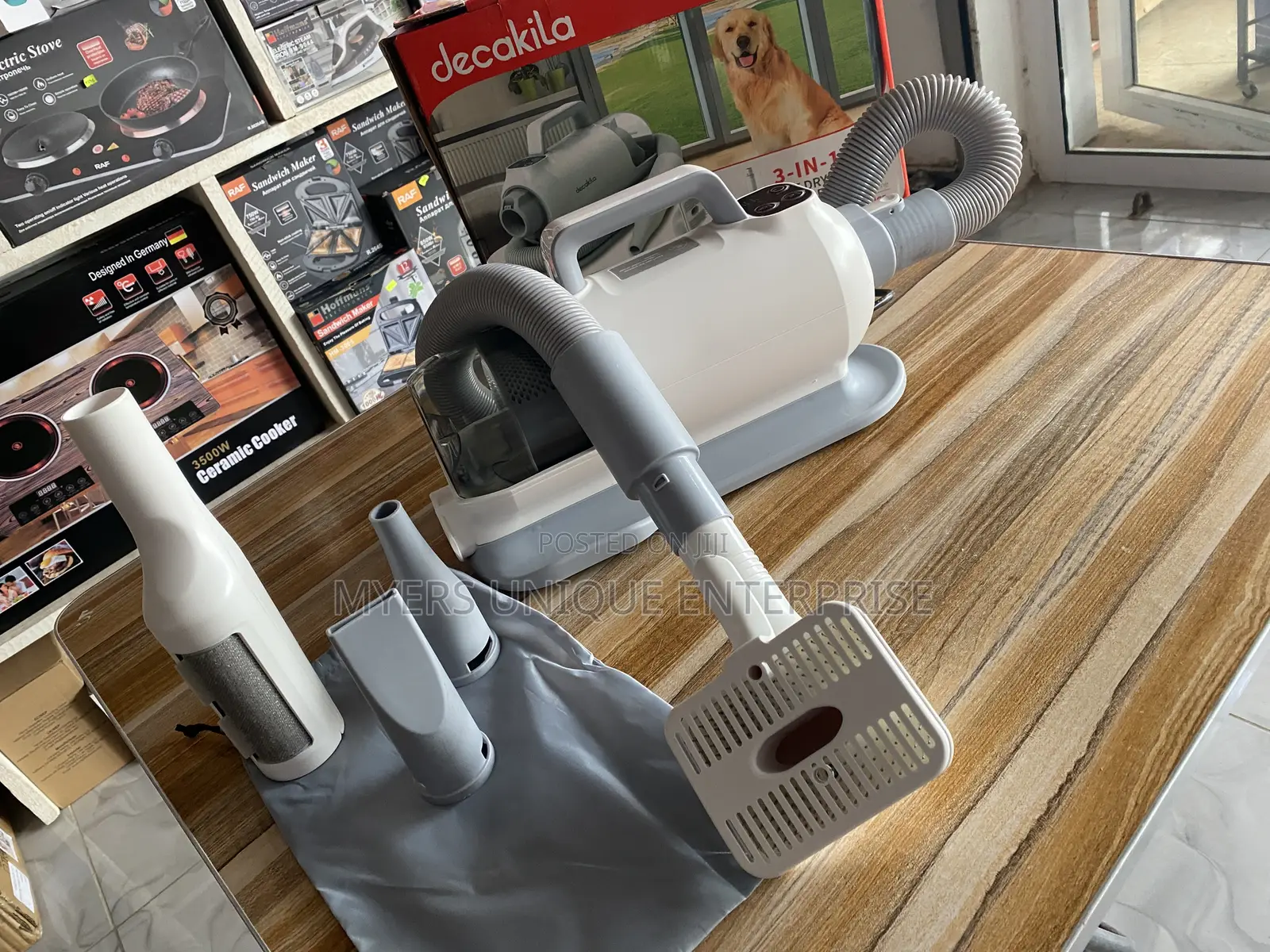 Decakila Pet Grooming Vacuum With Storage Bag