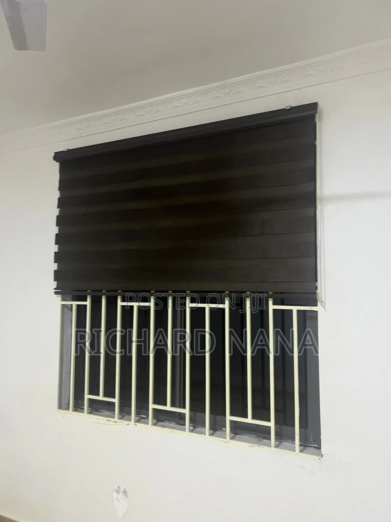 Two, Zebra Window Blind Day Night – Dark Brown, Excellent Condition
