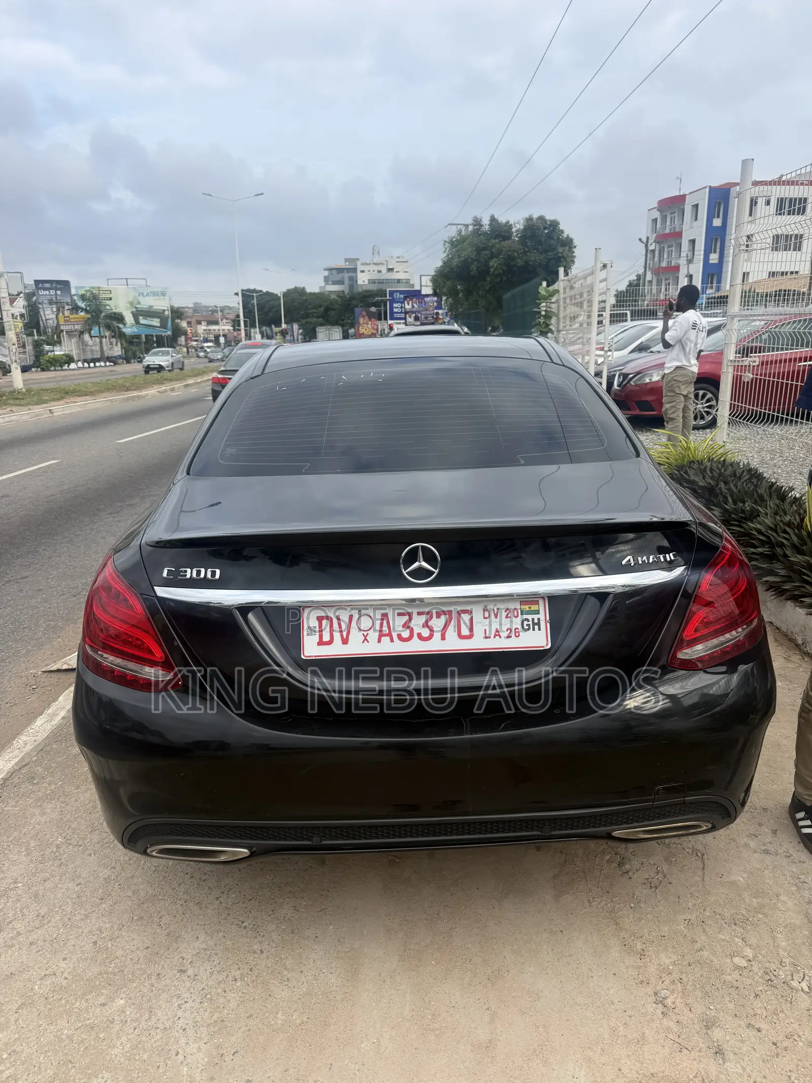 Mercedes-Benz C300 Sport 4Matic Sedan AWD (2.0L 4cyll 7A) 2016 Black