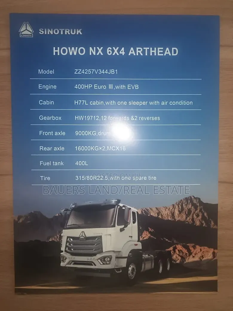 Sinotruk Howo Tx 6*4 Truck