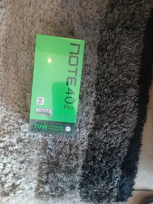 New Infinix Note 40 Pro 256 GB Black