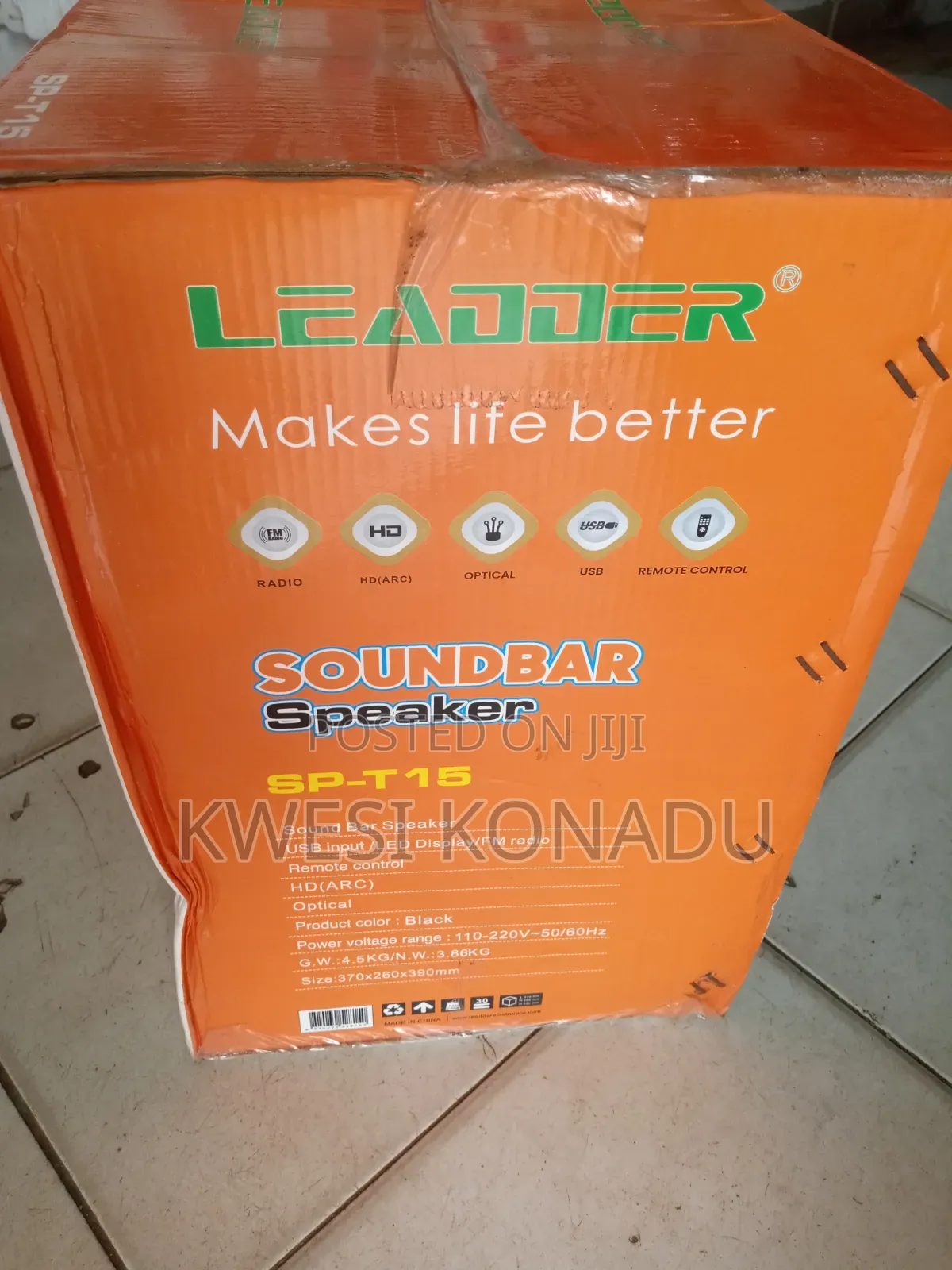 2026 New Leadder Sp-T15 Deep Bass Soundbar