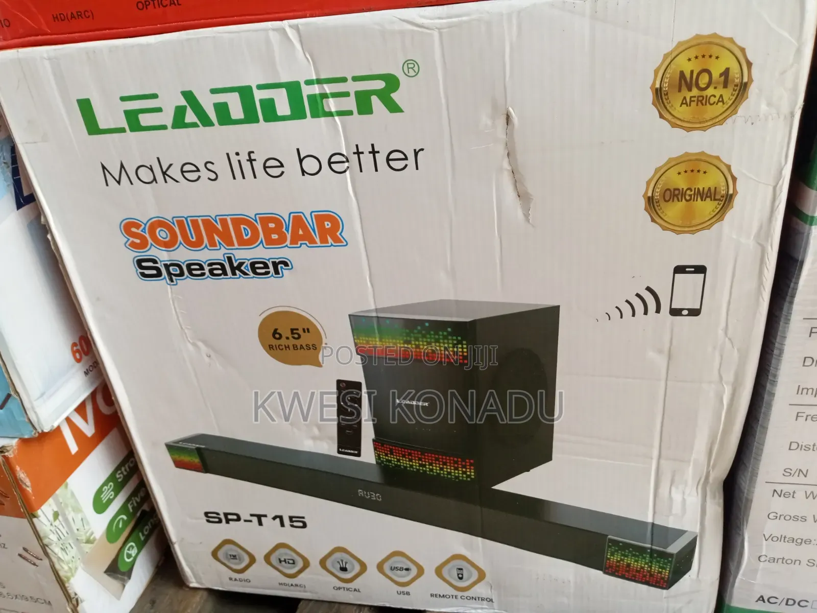 2026 New Leadder Sp-T15 Deep Bass Soundbar