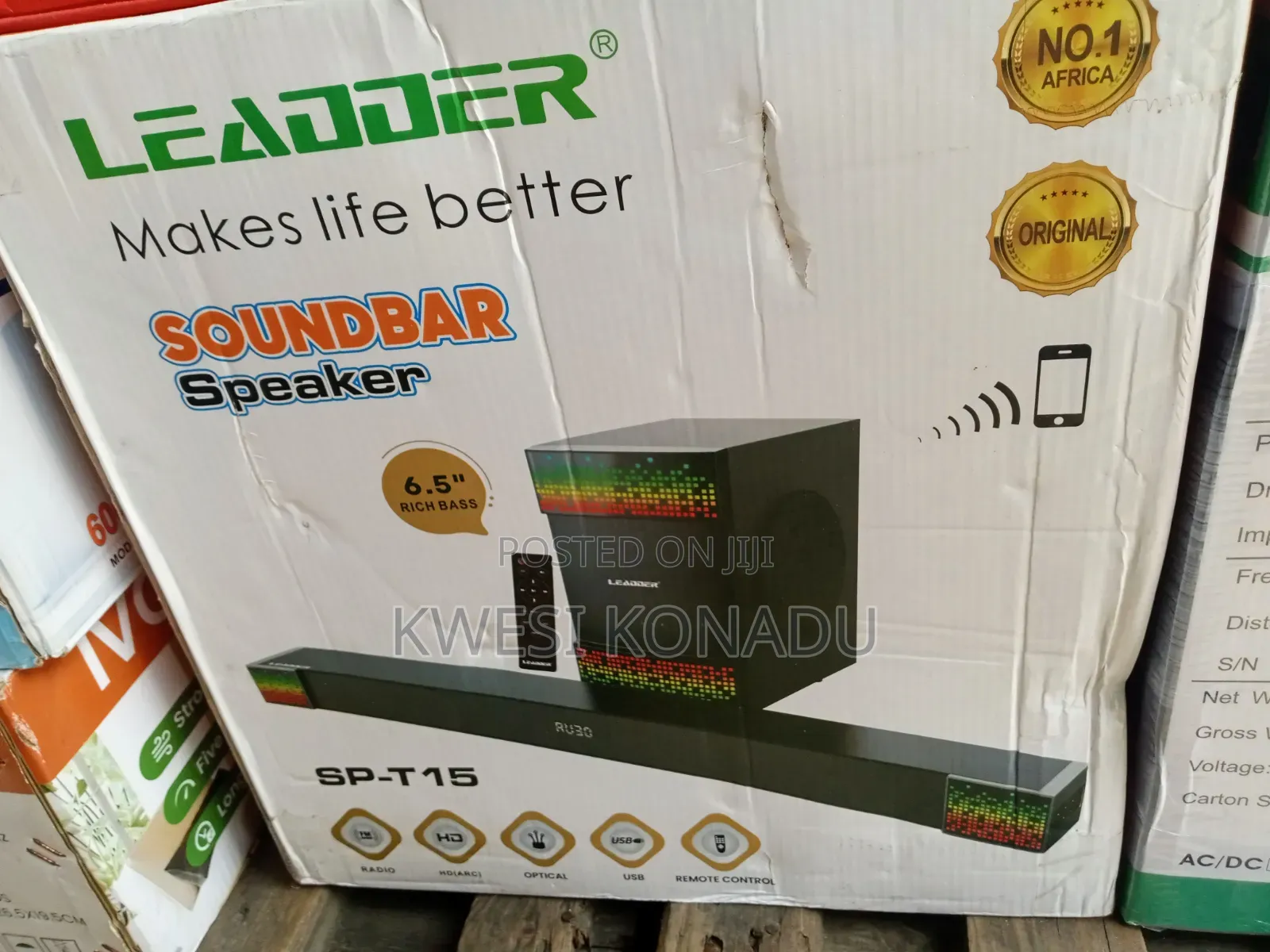 2026 New Leadder Sp-T15 Deep Bass Soundbar