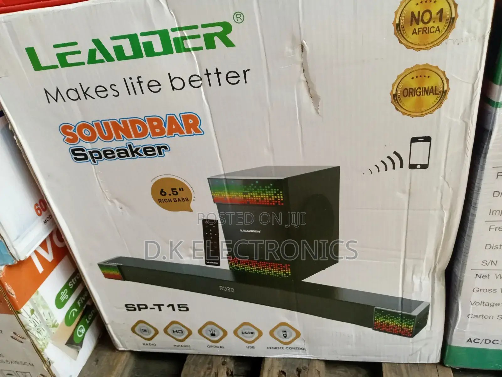 2026 New Leadder Sp-T15 Deep Bass Soundbar