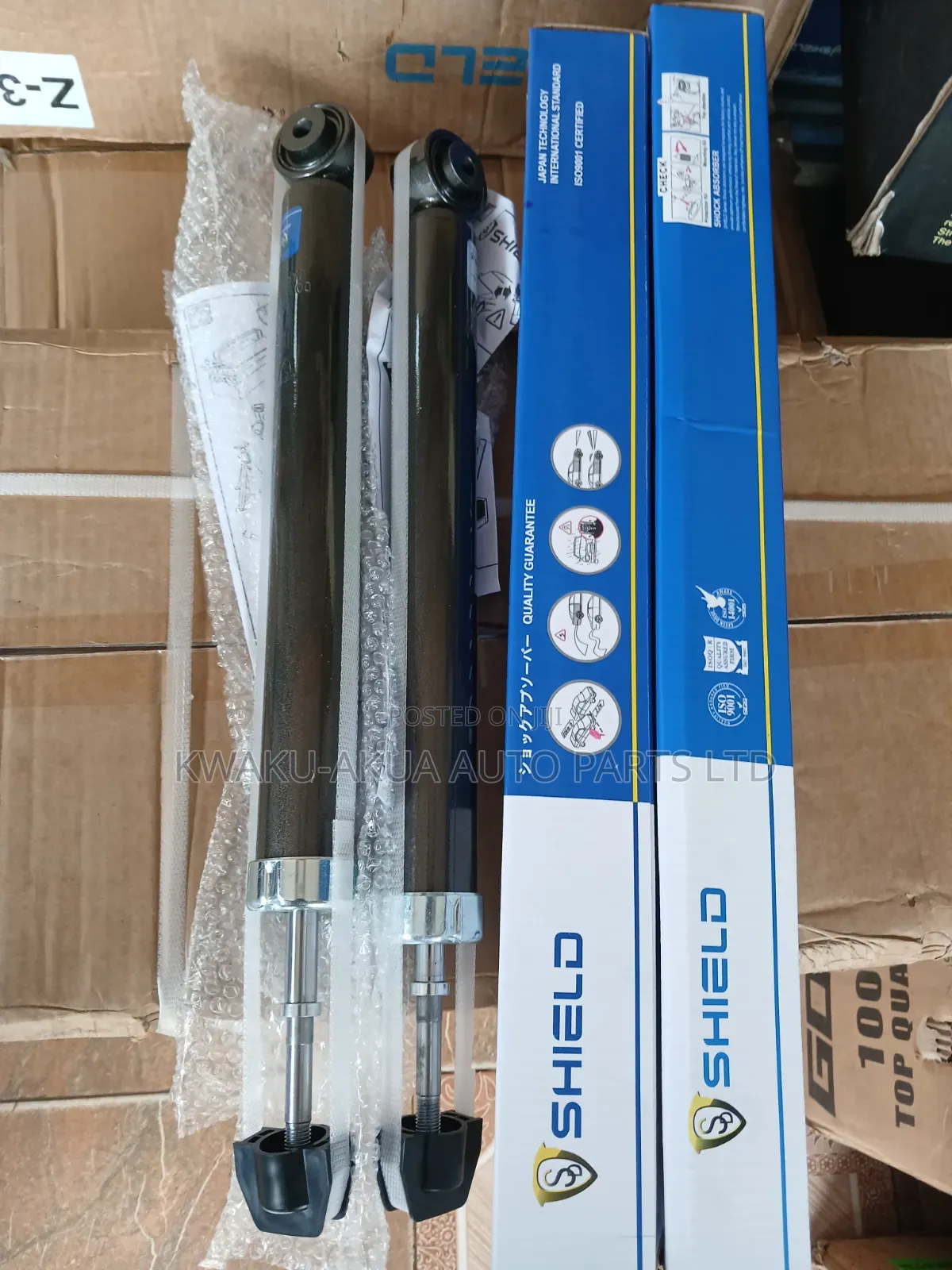 Toyota Vitz Back Shocks Shield