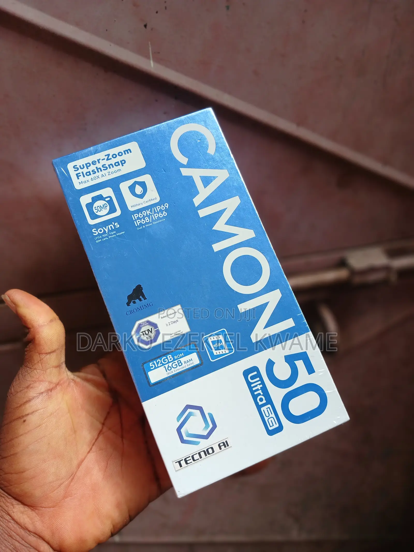New Tecno Camon 50 Ultra 512 GB Black