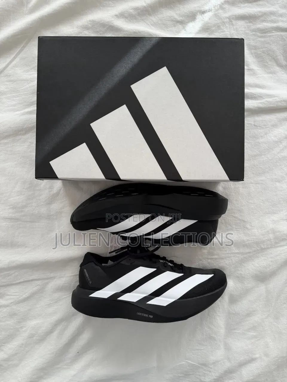 Adidas Adizero Evo Sl Black and White