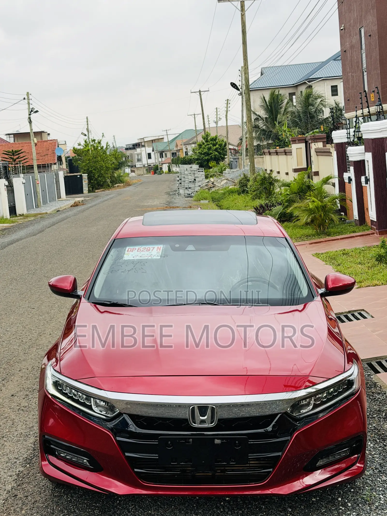 Honda Accord EX-L (2.0L 4cyl Turbo 10A) 2019 Red
