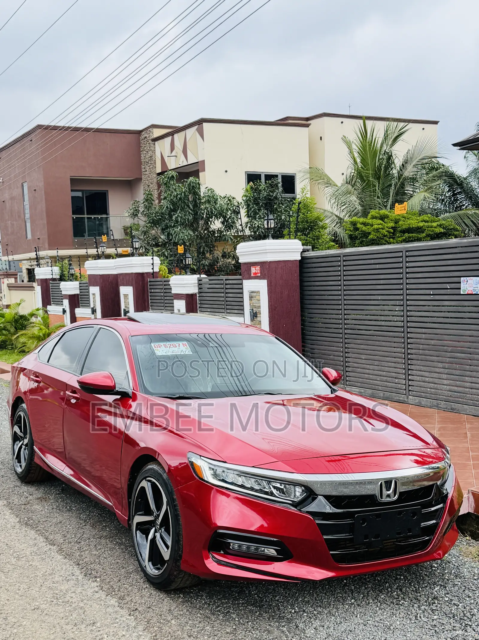 Honda Accord EX-L (2.0L 4cyl Turbo 10A) 2019 Red