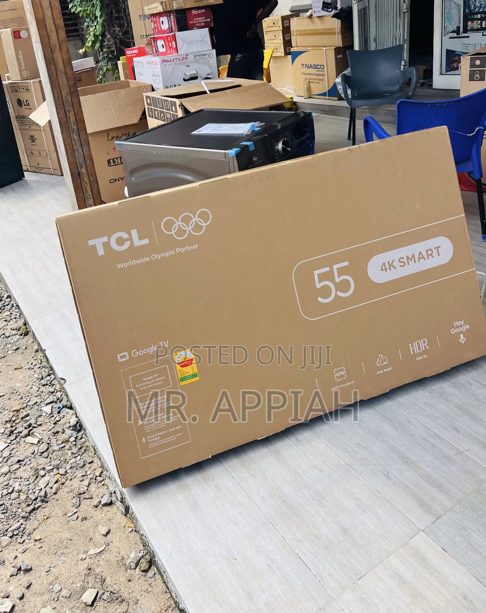 Check Out Classic TCL 55” Uhd Smart Screen Television(Black) 