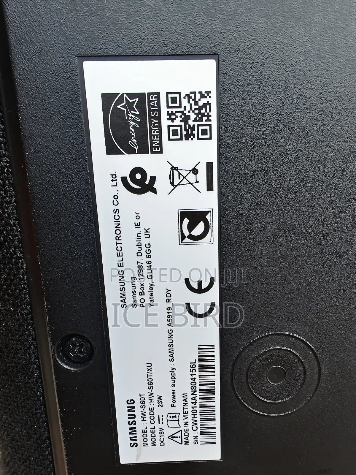 Samsung All in One Sound Bar Hw-S60t