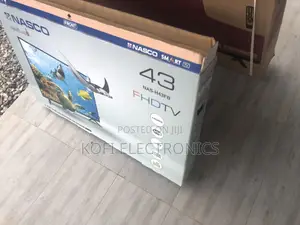 Nasco 43′′ Smart Digital Satellite Led Tv + Free Wall Mount