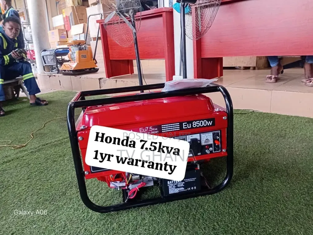 Honda 7.5kva High Capacity Petrol Generator – Trusted Quality7.5kva