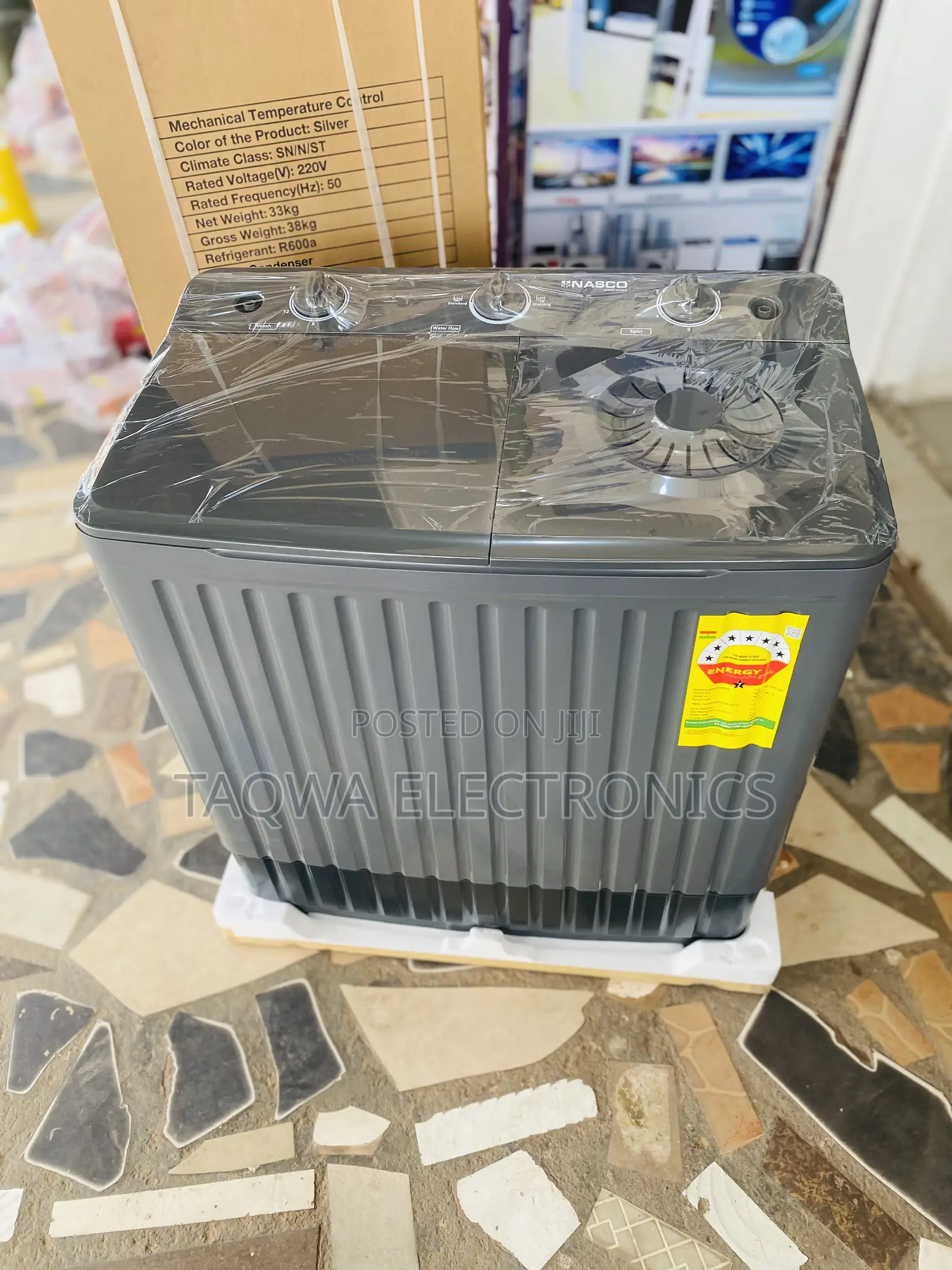 Neatly Washed Nasco 11kg Semi Automatic Washing Machine