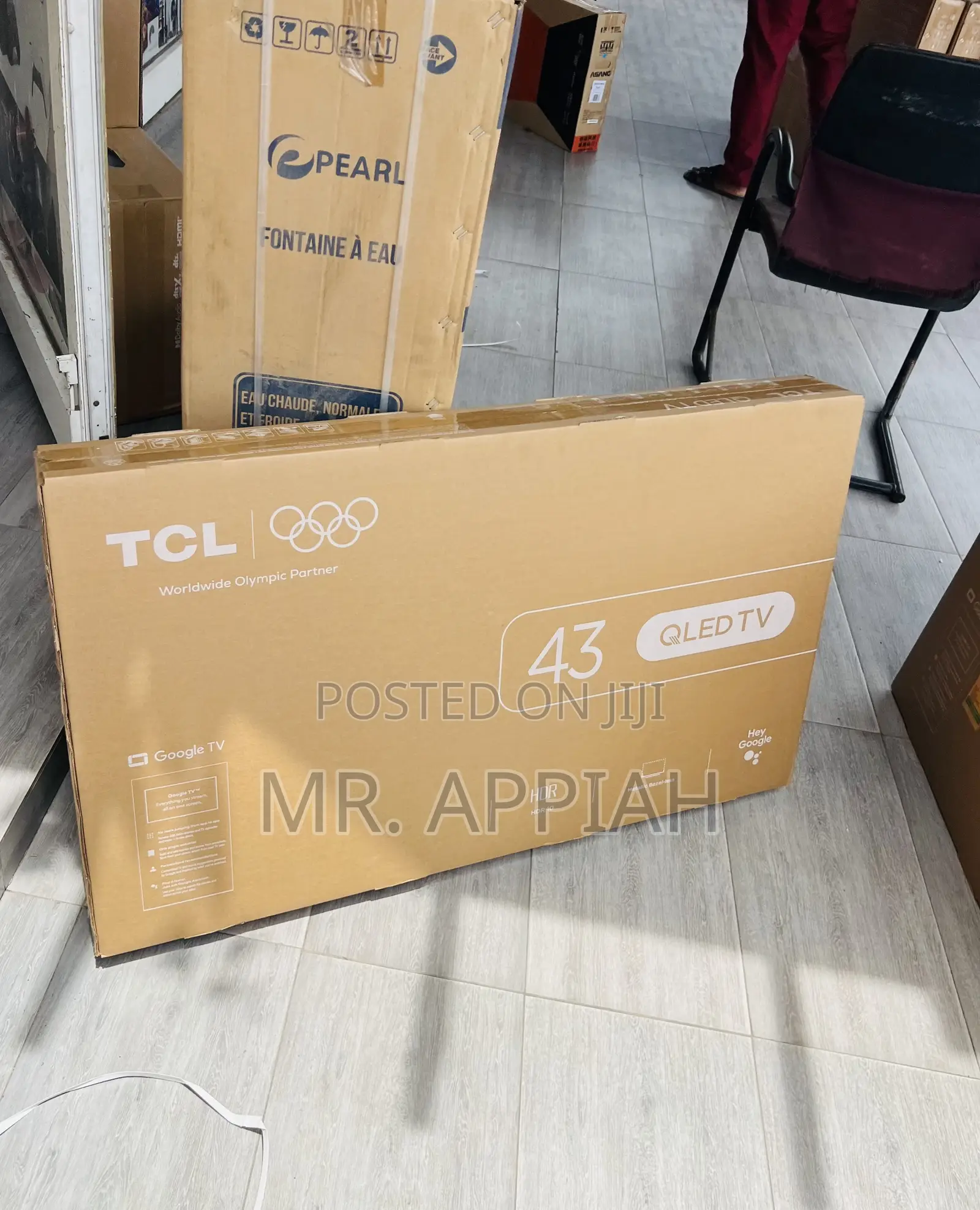 Get Premium TCL 43” Qled Smart Satellite Android Television.