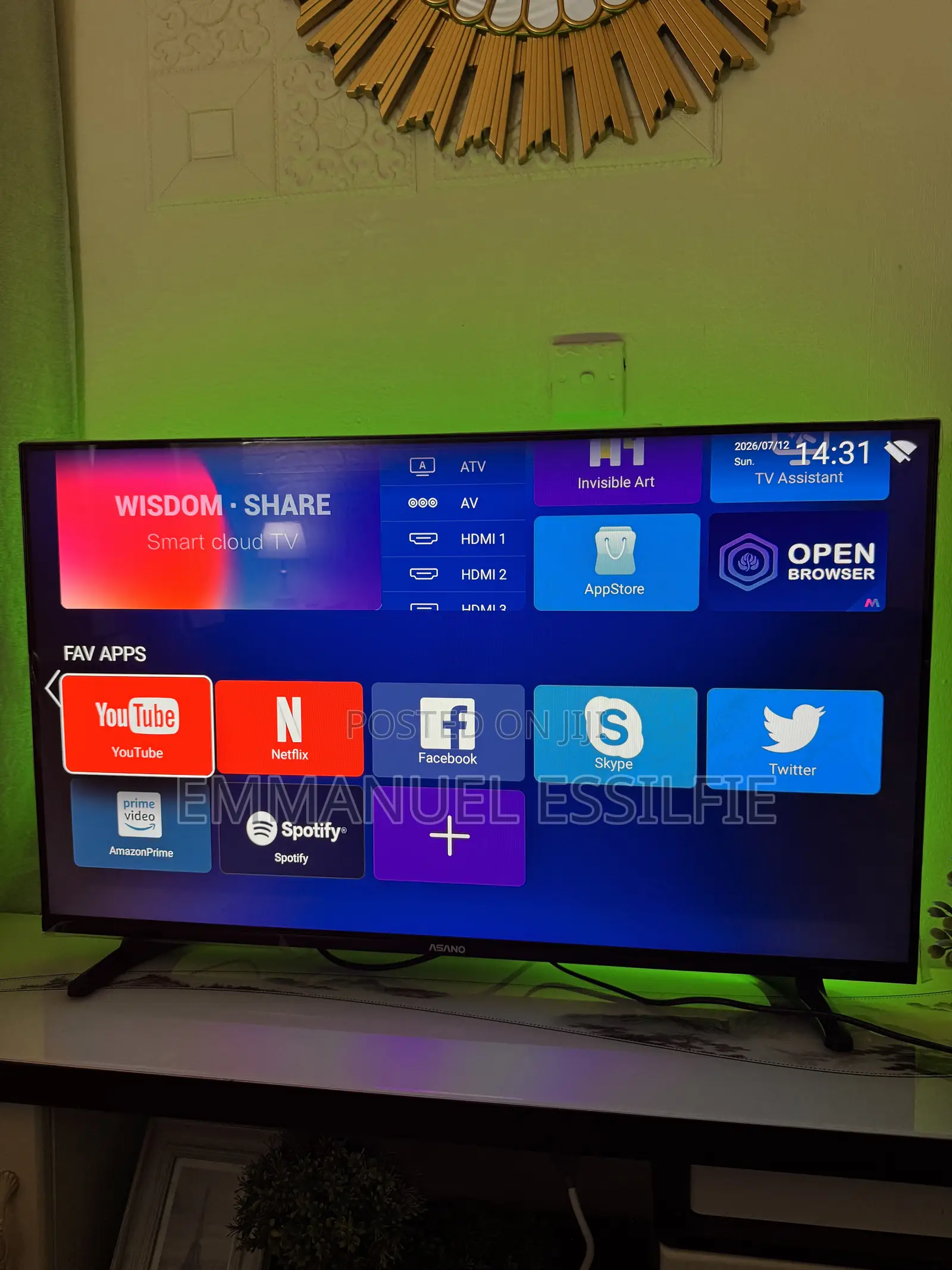 Asano 43 Inch Smart Android TV